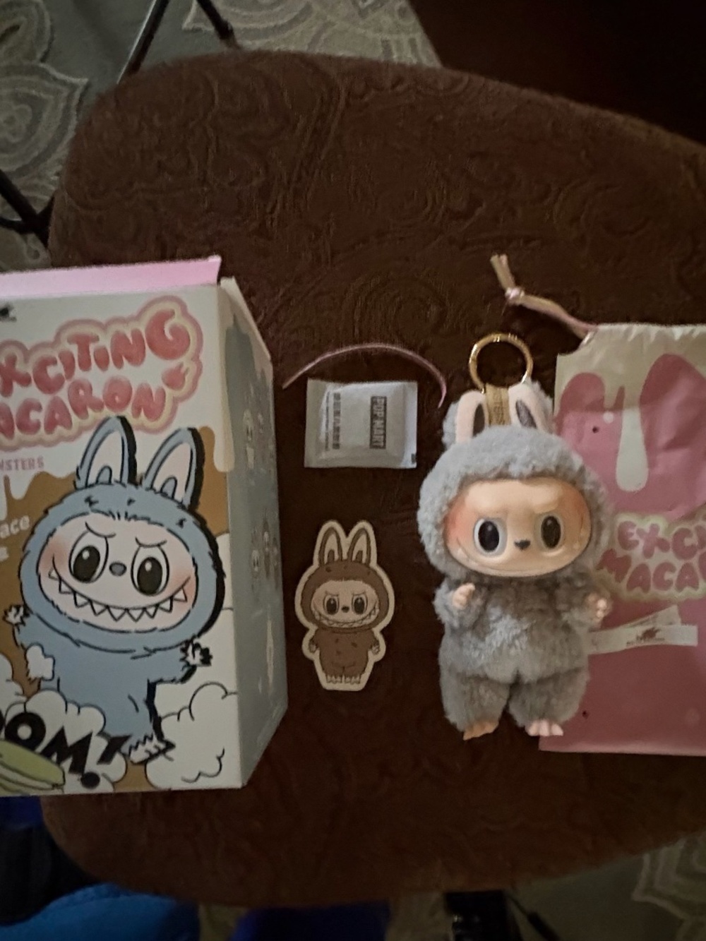 AUTHENTIC BRAND NEW Labubu From the EXCITING MACAROONS Series, "Toffee"